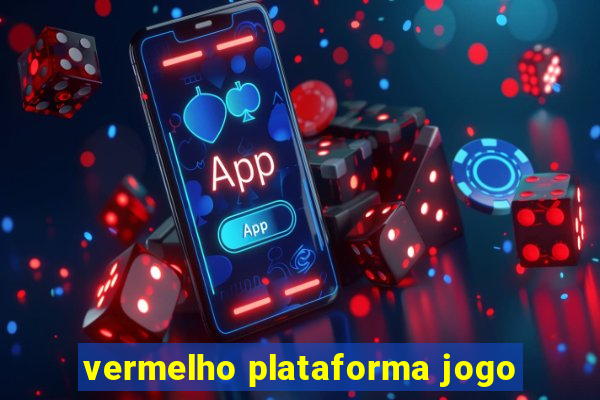 vermelho plataforma jogo